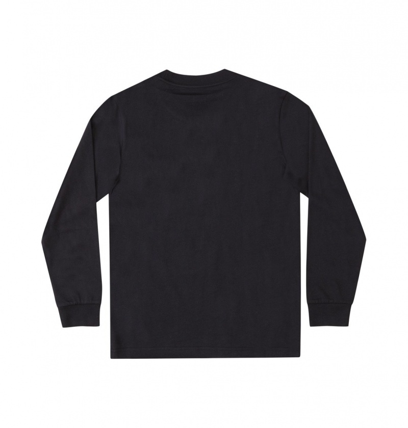 Black DC Shoes DC Star - Long Sleeve T-Shirt | 165GZIHAU