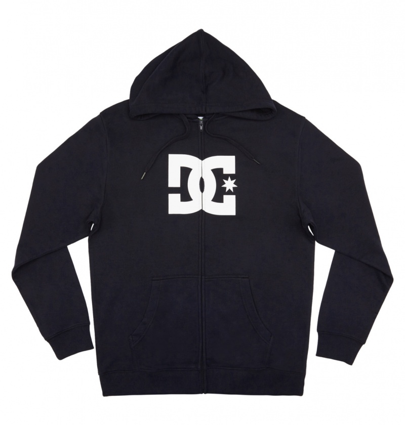 Black DC Shoes DC Star - Zip-Up Hoodie | 294VAZPNJ