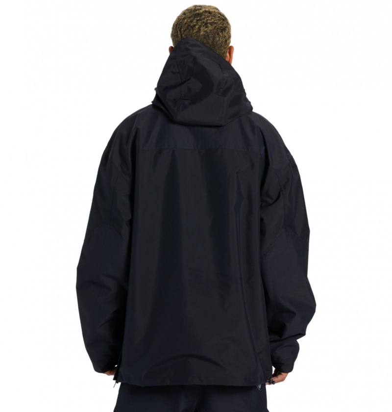 Black DC Shoes Dc-43 - Technical Anorak Snow Jacket | 596LACPUX