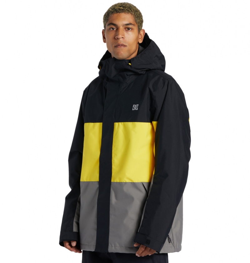 Black DC Shoes Defy - Technical Snow Jacket | 693AEVULM