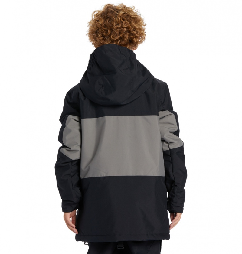 Black DC Shoes Defy - Technical Snow Jacket 8-16 | 687XGHEIU