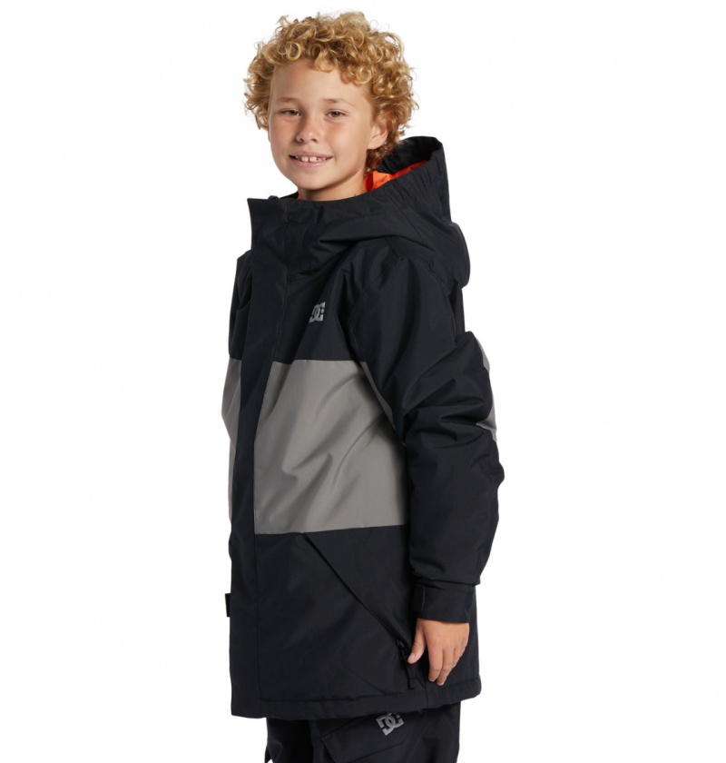 Black DC Shoes Defy - Technical Snow Jacket 8-16 | 687XGHEIU