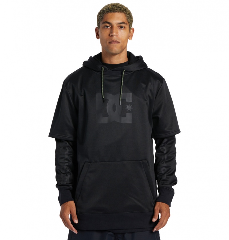 Black DC Shoes Dryden - Technical Hoodie | 367ZOYSAG