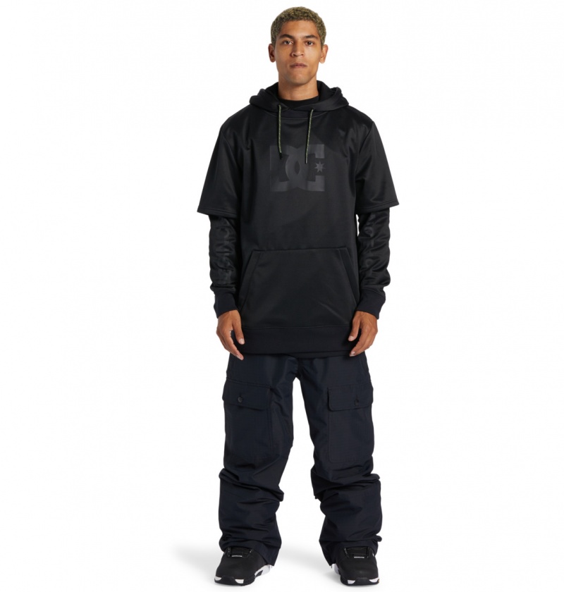 Black DC Shoes Dryden - Technical Hoodie | 367ZOYSAG