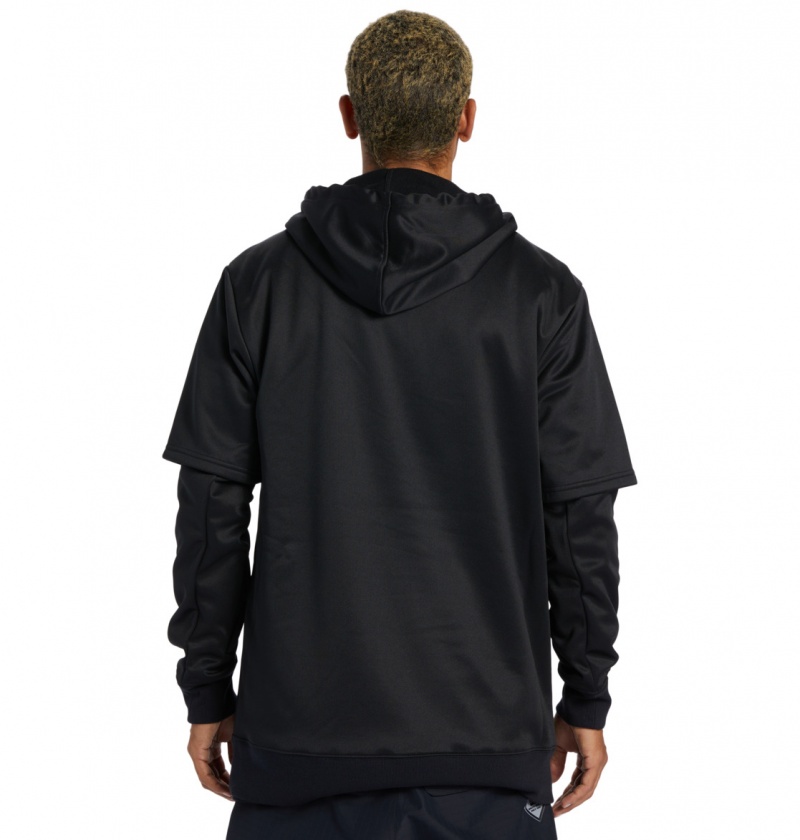 Black DC Shoes Dryden - Technical Hoodie | 367ZOYSAG