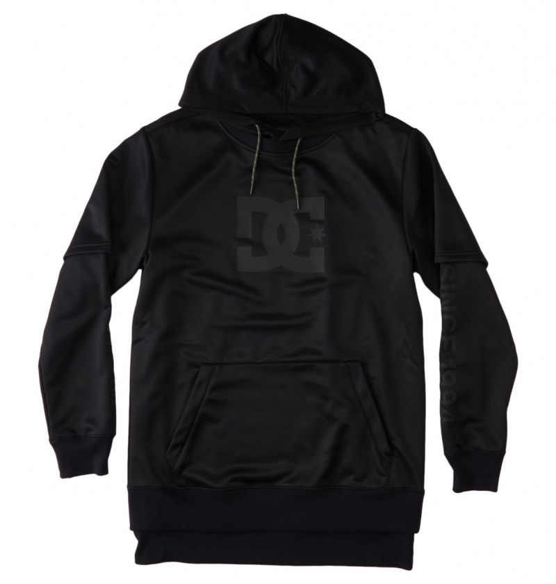 Black DC Shoes Dryden - Technical Hoodie | 367ZOYSAG