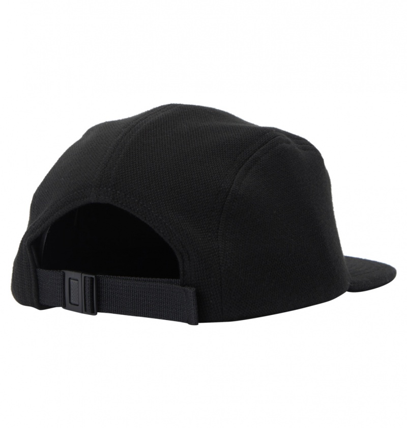 Black DC Shoes Full Sign - Snapback Cap | 521GZAMIC