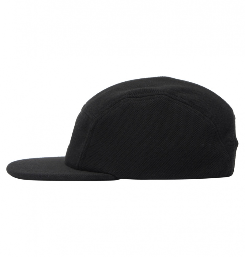 Black DC Shoes Full Sign - Snapback Cap | 521GZAMIC