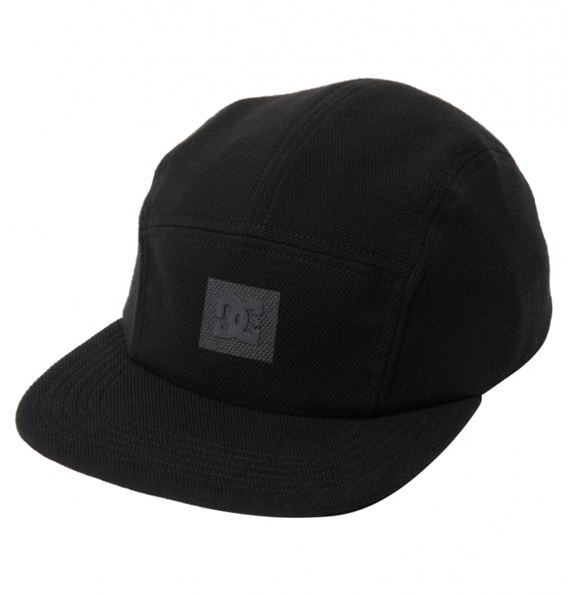 Black DC Shoes Full Sign - Snapback Cap | 521GZAMIC