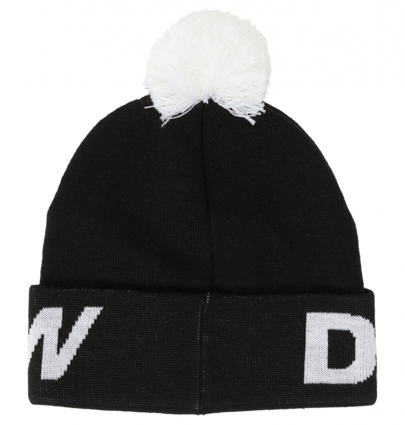 Black DC Shoes Gambol - Beanie | 593DUGHLB