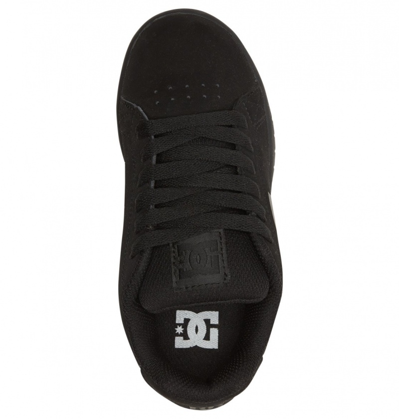 Black DC Shoes Gaveler - Leather Shoes | 784GOTIQM