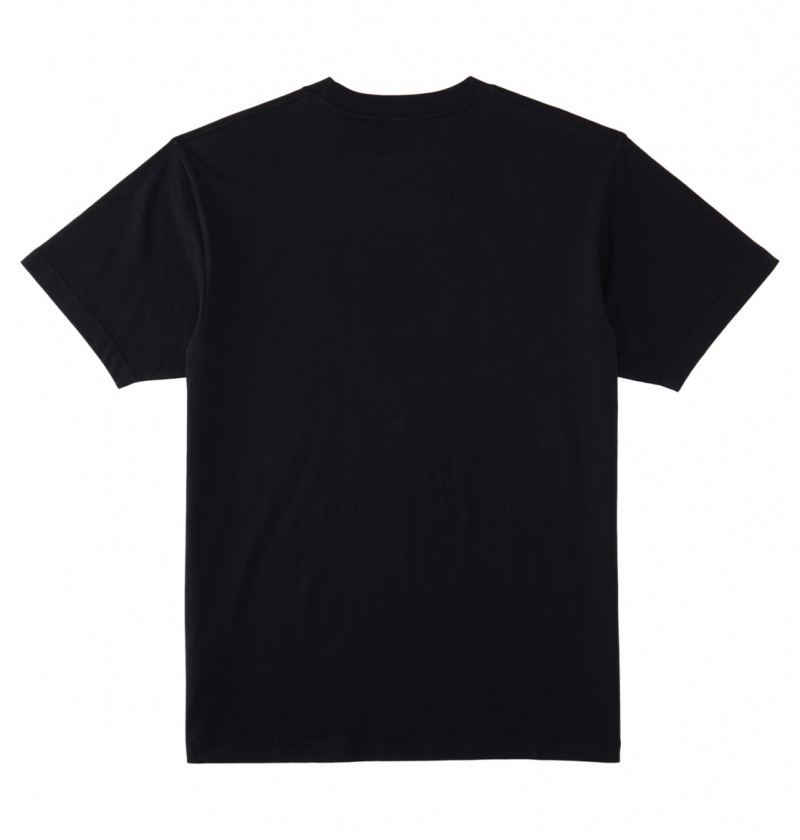 Black DC Shoes Handmade - T-Shirt | 291ATWIUL