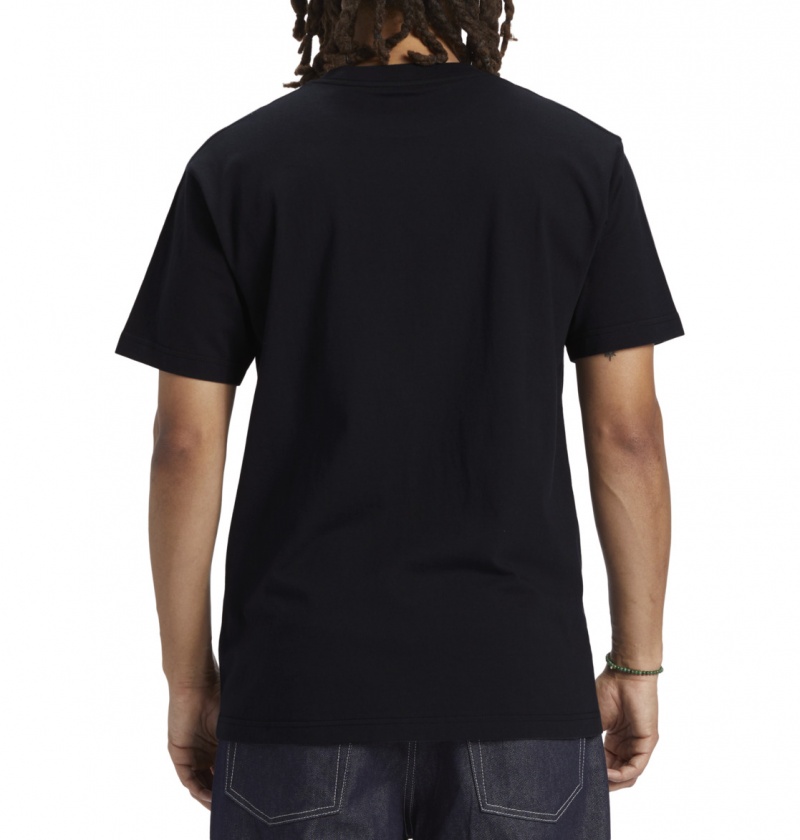 Black DC Shoes Handmade - T-Shirt | 291ATWIUL