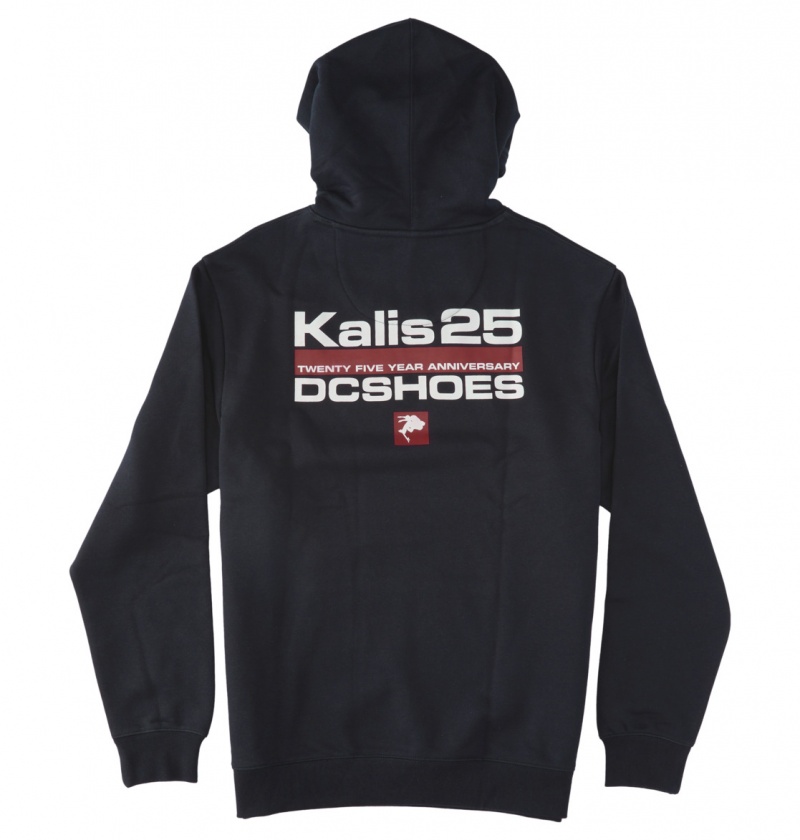 Black DC Shoes Kalis 25 - Hoodie | 389UPCFTG