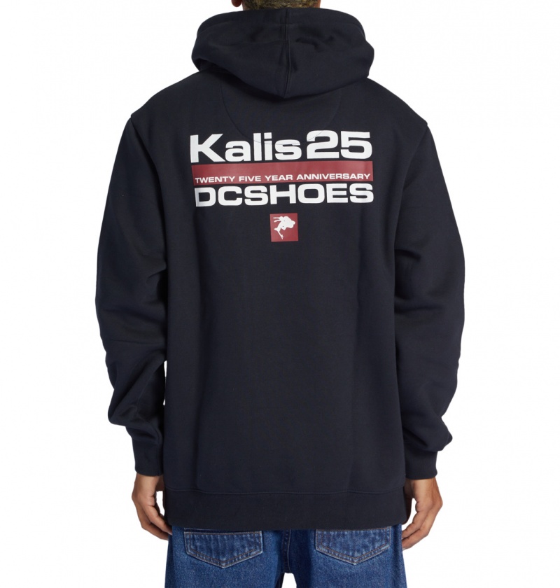 Black DC Shoes Kalis 25 - Hoodie | 389UPCFTG