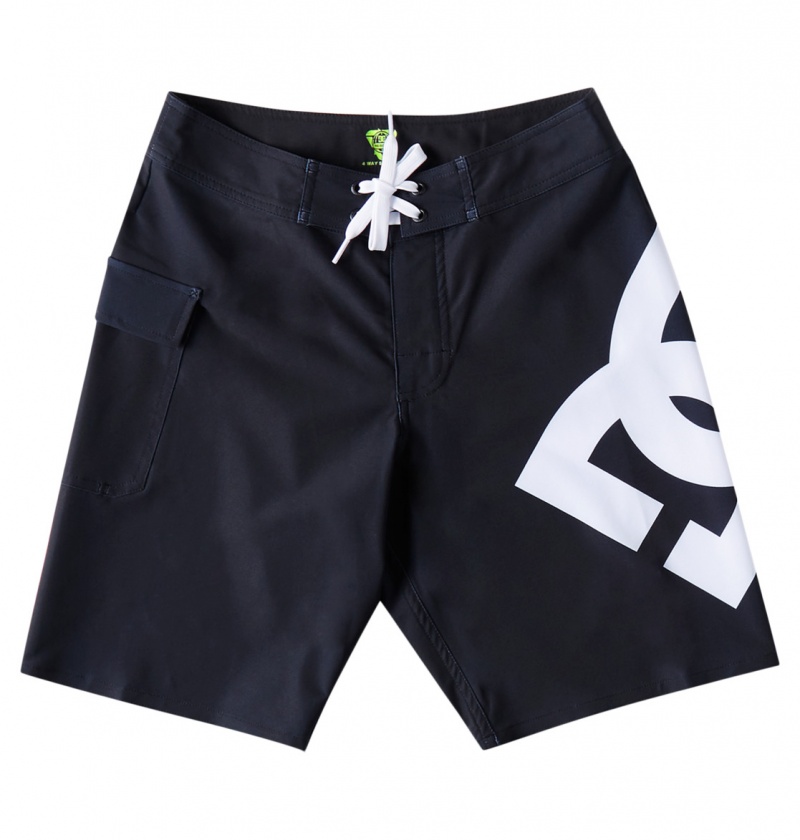 Black DC Shoes Lanai 21" - Board Shorts | 620YJRHBC