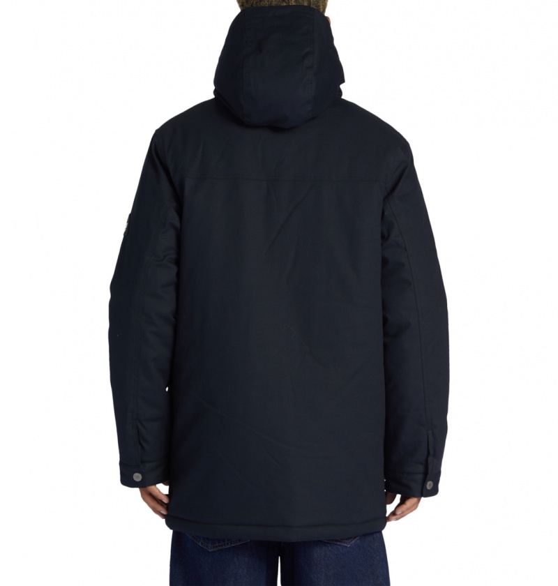 Black DC Shoes Maybury - Hooded Parka | 480RFJELM