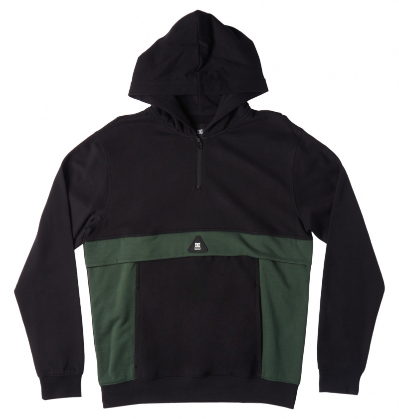 Black DC Shoes Optics - Zip-Up Hoodie 10-16 | 914ZURSIW