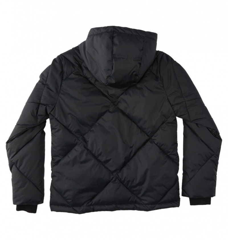 Black DC Shoes Passage - Puffer Jacket 10-16 | 495PLDVNS