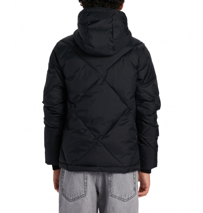 Black DC Shoes Passage - Puffer Jacket 10-16 | 495PLDVNS