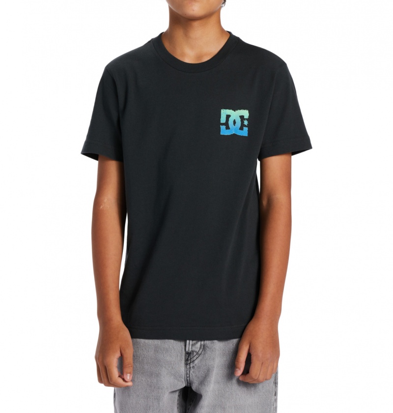 Black DC Shoes Playtime - T-Shirt 10-16 | 387RVEHFY