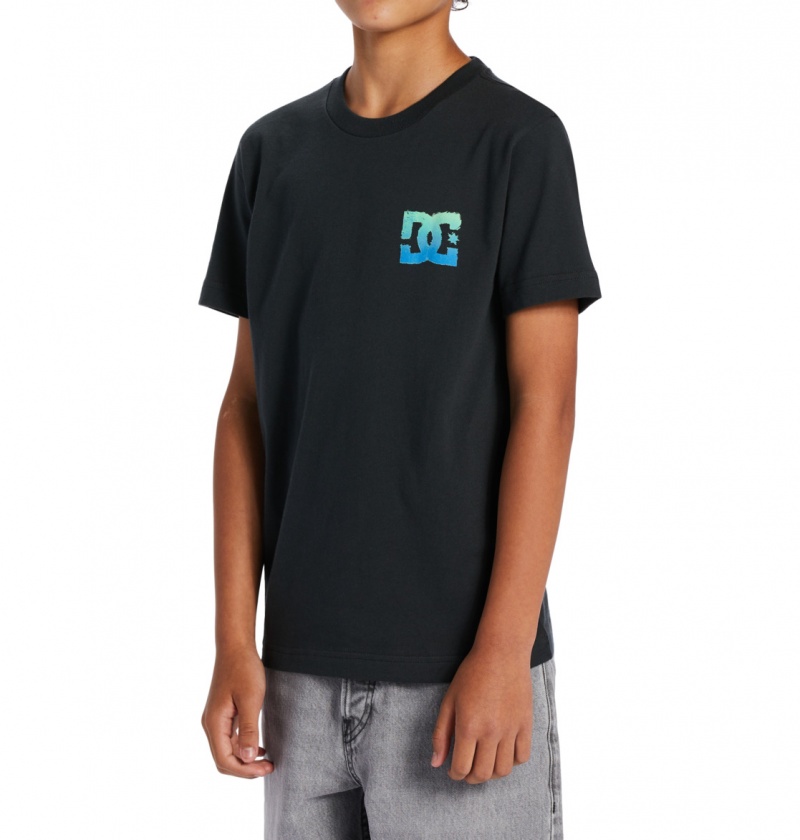 Black DC Shoes Playtime - T-Shirt 10-16 | 387RVEHFY