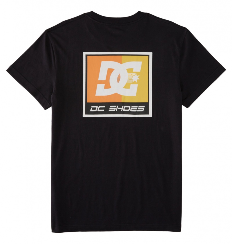 Black DC Shoes Racer - T-Shirt | 891MATGKR