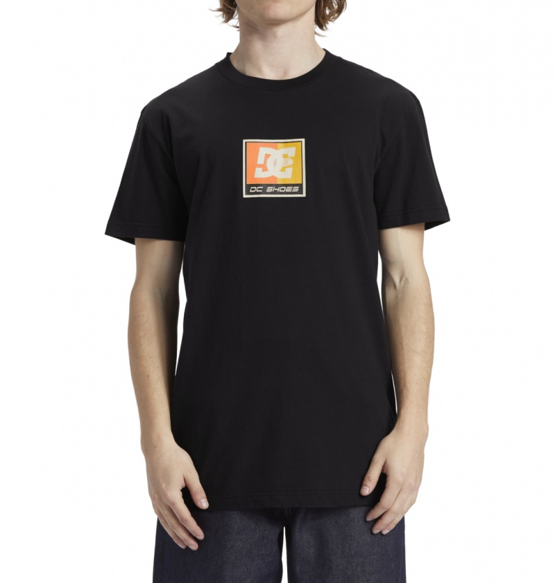 Black DC Shoes Racer - T-Shirt | 891MATGKR