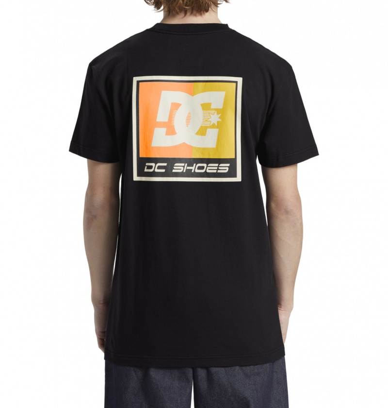 Black DC Shoes Racer - T-Shirt | 891MATGKR