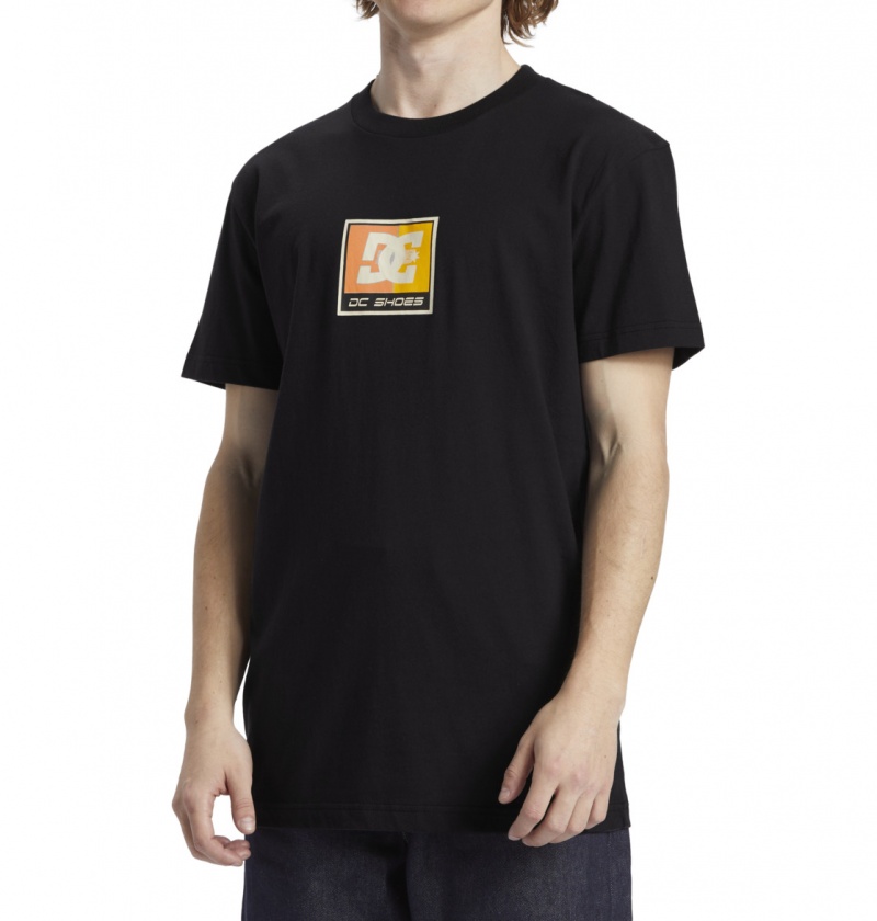 Black DC Shoes Racer - T-Shirt | 891MATGKR