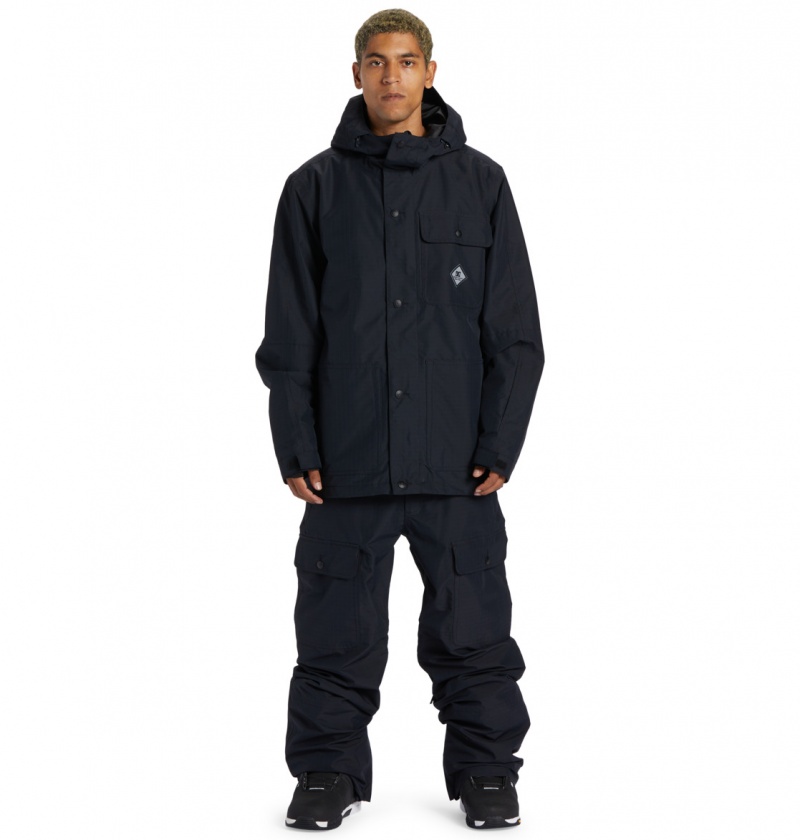 Black DC Shoes Servo - Technical Snow Jacket | 048AXMRVT