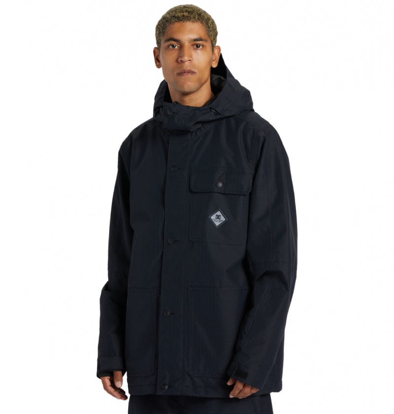 Black DC Shoes Servo - Technical Snow Jacket | 048AXMRVT