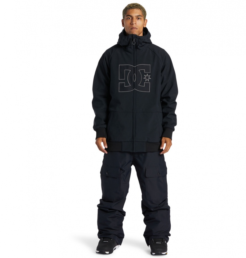 Black DC Shoes Spectrum - Technical Softshell Snow Jacket | 652RPDQYO