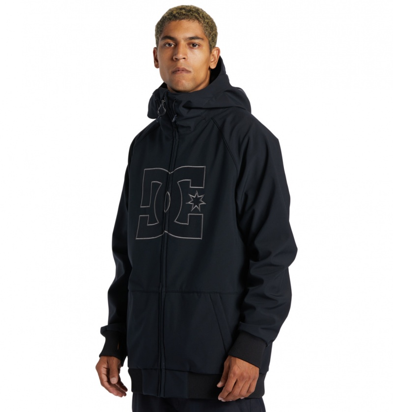 Black DC Shoes Spectrum - Technical Softshell Snow Jacket | 652RPDQYO