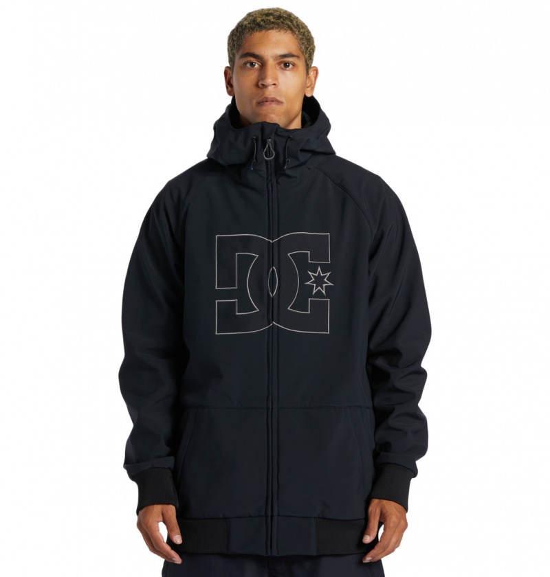 Black DC Shoes Spectrum - Technical Softshell Snow Jacket | 652RPDQYO