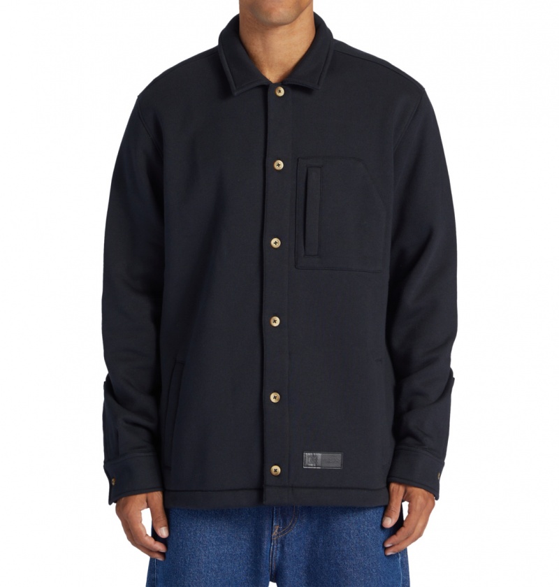 Black DC Shoes The Lux - Overshirt | 694QSKEHZ