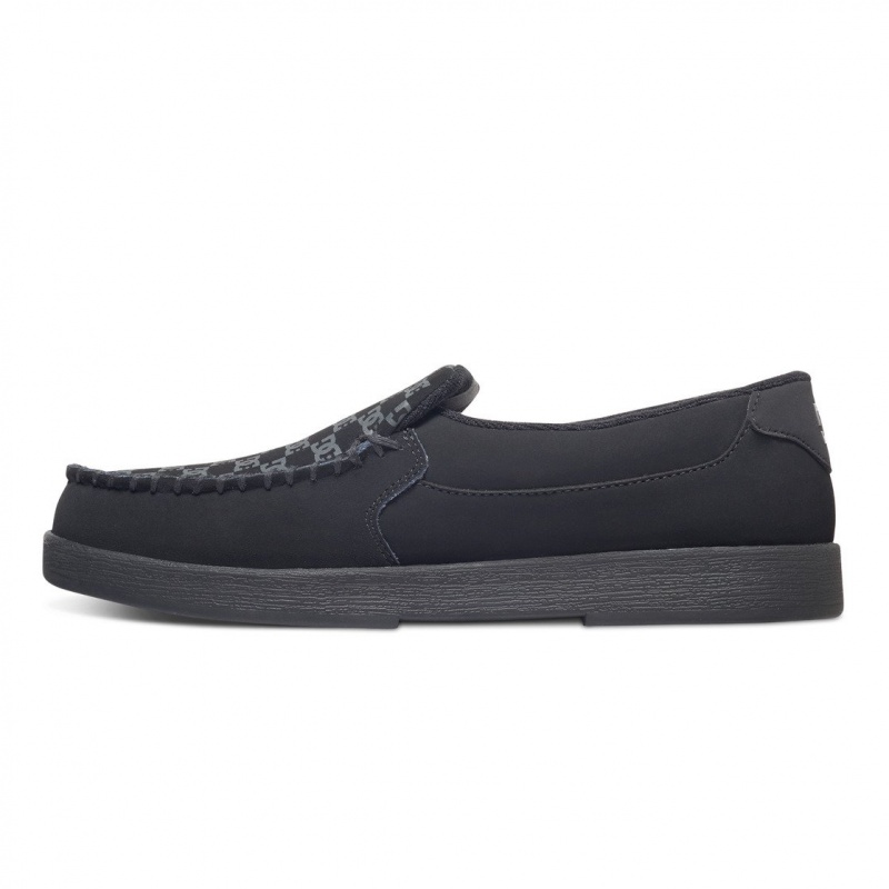 Black DC Shoes Villain 2 - Slip-On Shoes | 946HFMLOR