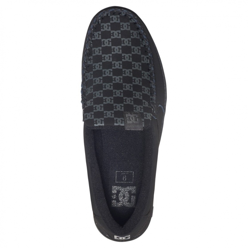 Black DC Shoes Villain 2 - Slip-On Shoes | 946HFMLOR