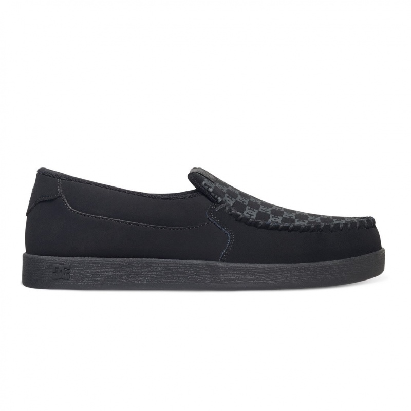 Black DC Shoes Villain 2 - Slip-On Shoes | 946HFMLOR