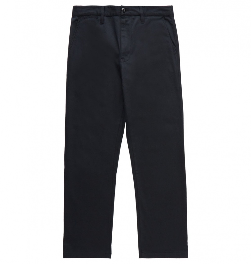 Black DC Shoes Worker Relaxed - Chinos | 458UABOGX