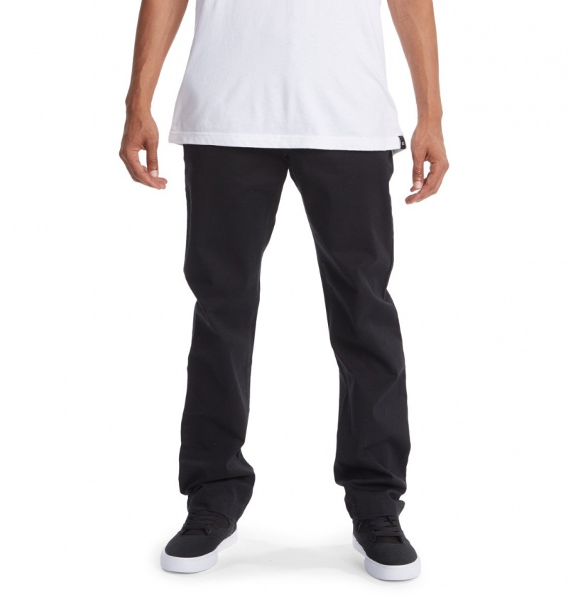 Black DC Shoes Worker - Chinos | 564TYEGKP