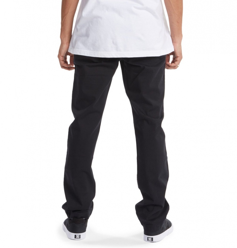 Black DC Shoes Worker - Chinos | 564TYEGKP