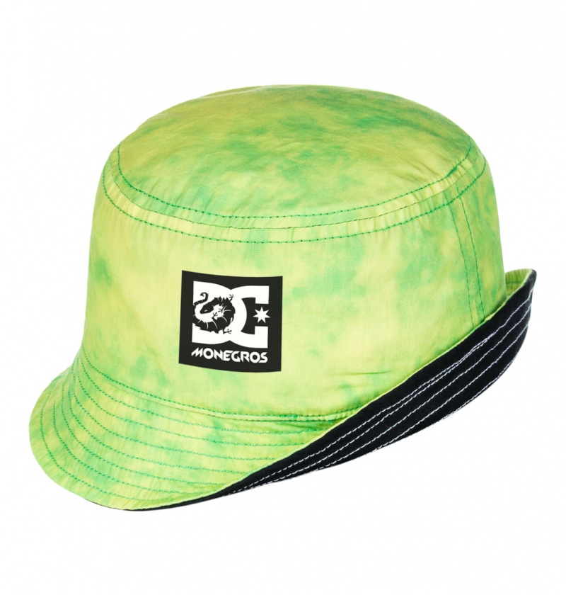 Black DC Shoes x Monegros - Reversible Bucket Hat | 415FCDWXK