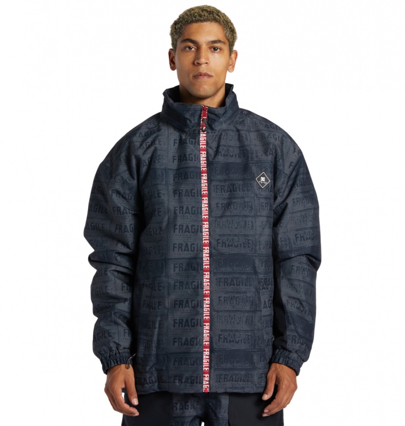 Black Fragile DC Shoes Andy Warhol Vista - Technical Snow Jacket | 304GOPZCN