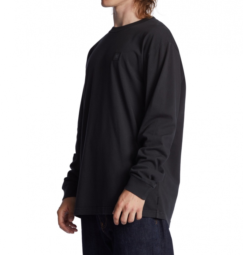 Black Garment Dye DC Shoes DC 1994 - Long Sleeve T-Shirt | 089THWBKE