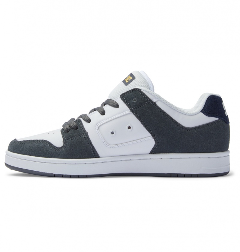 Black Gradient DC Shoes Manteca S - Leather Skate Shoes | 836RYICZP