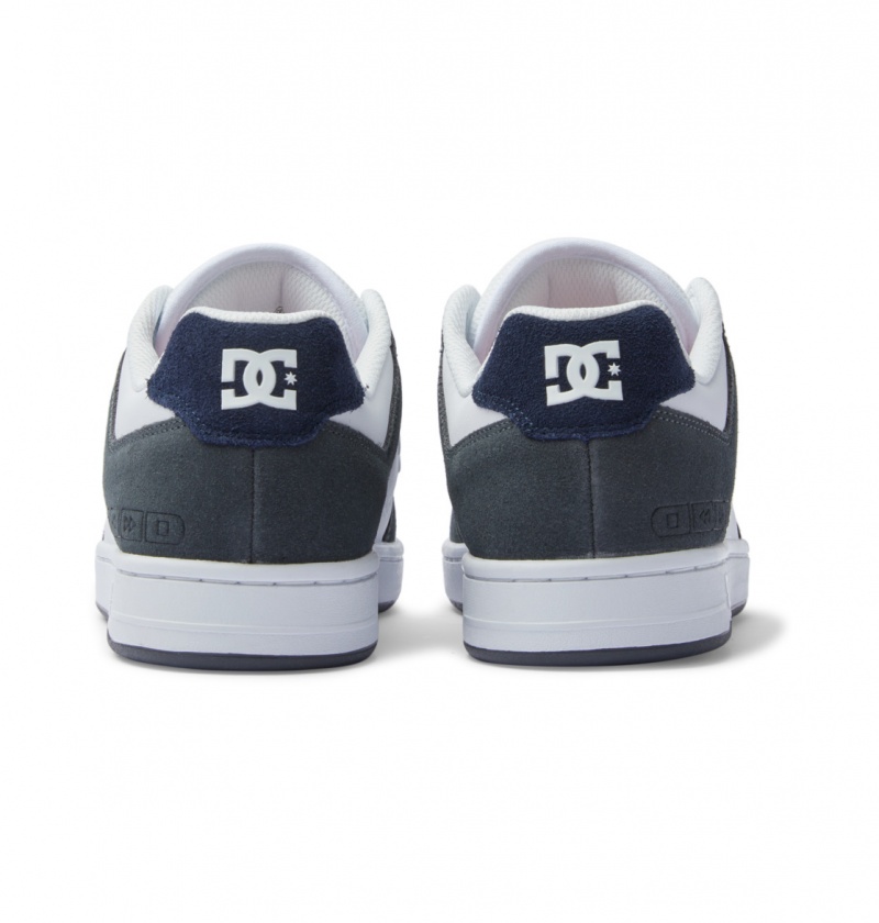 Black Gradient DC Shoes Manteca S - Leather Skate Shoes | 836RYICZP