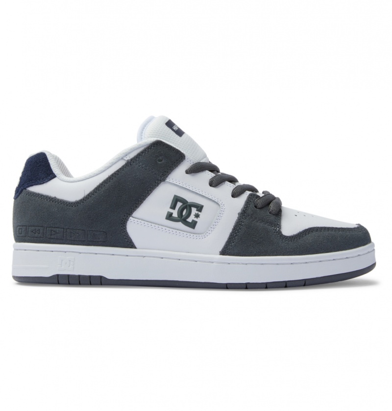 Black Gradient DC Shoes Manteca S - Leather Skate Shoes | 836RYICZP