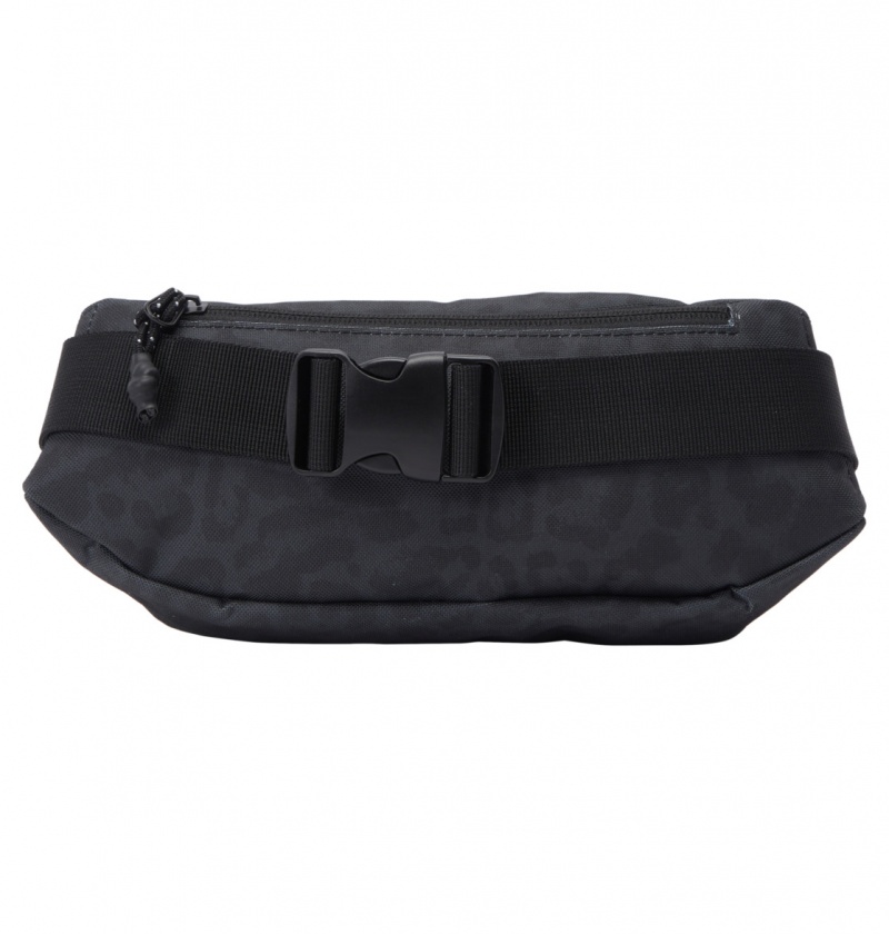 Black Leopard DC Shoes Tussler - Bum Bag | 652BAGZIC