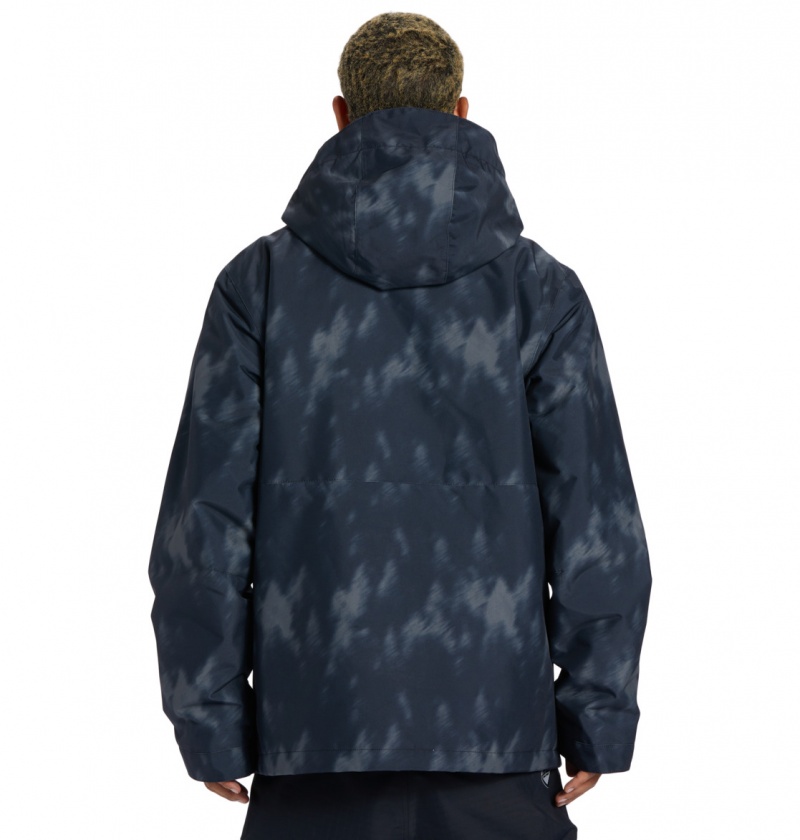 Black Tree Runs DC Shoes Basis Print - Technical Snow Jacket | 108DTWCYG